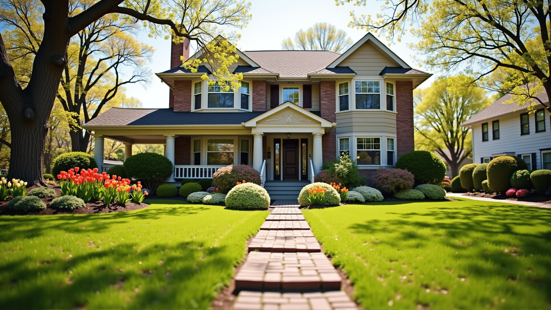 House with garden home equity